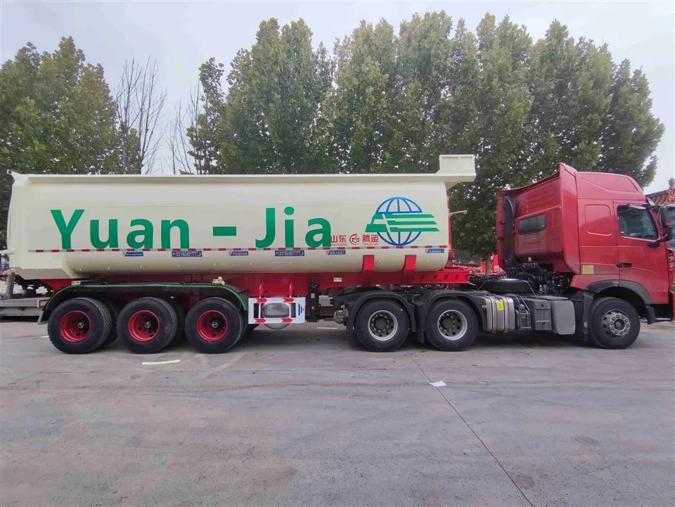 Autocarro con cassone ribaltabile posteriore con serbatoio